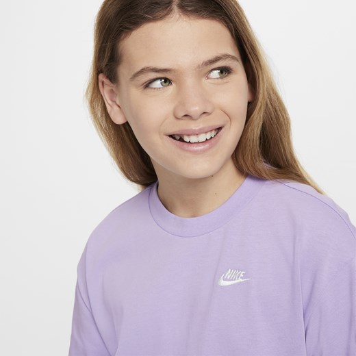 Sukienka dziewczęca Nike fioletowa 