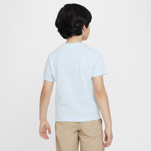 T-shirt dla małych dzieci w bąbelkowym stylu „Just Do It” Nike - Niebieski Nike 6 Nike poland