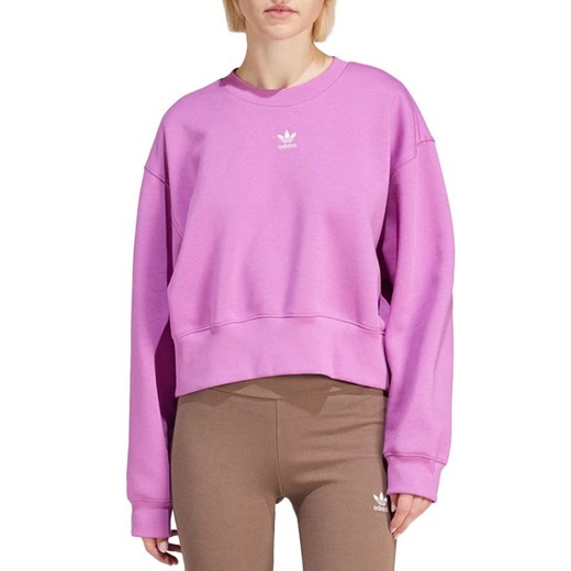 Bluza adidas Originals Adicolor Essentials Crew Sweatshirt IR5975 - różowa ze sklepu streetstyle24.pl w kategorii Bluzy damskie - zdjęcie 172069815