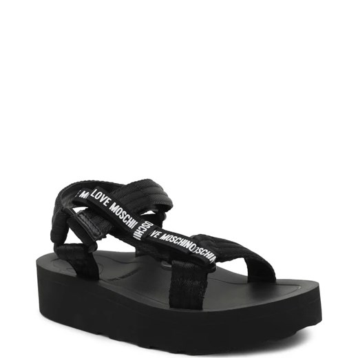 Love Moschino Skórzane sandały ze sklepu Gomez Fashion Store w kategorii Sandały damskie - zdjęcie 172069868