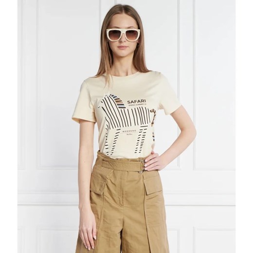 Weekend MaxMara T-shirt YEN | Straight fit ze sklepu Gomez Fashion Store w kategorii Bluzki damskie - zdjęcie 172069989