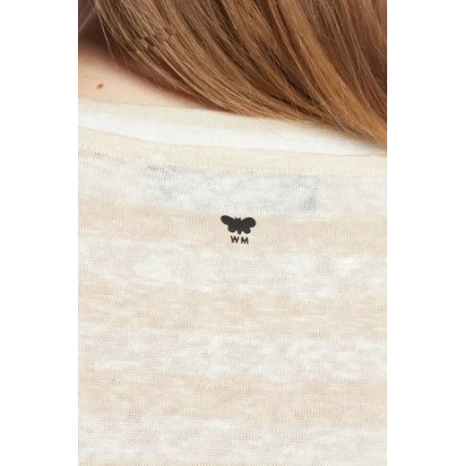 Weekend MaxMara Lniany t-shirt FALLA | Straight fit Weekend Maxmara XS Gomez Fashion Store