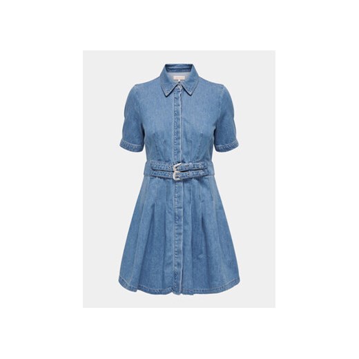 ONLY Sukienka jeansowa Myra 15300434 Niebieski Regular Fit ze sklepu MODIVO w kategorii Sukienki - zdjęcie 172071516
