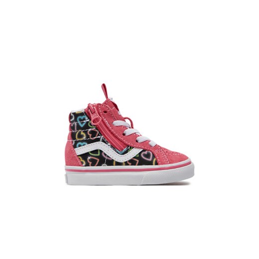 Vans Sneakersy Sk8-Hi Reissue Side Zip VN0007Q3BIY1 Różowy ze sklepu MODIVO w kategorii Trampki dziecięce - zdjęcie 172071539
