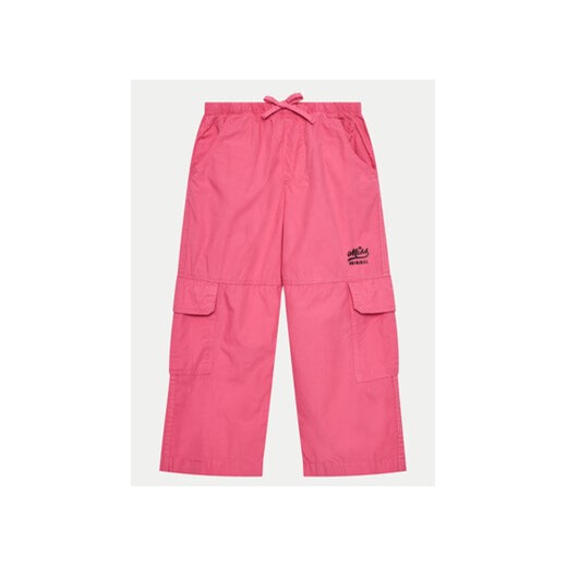 Original Marines Spodnie materiałowe DEP3079F Różowy Regular Fit ze sklepu MODIVO w kategorii Spodnie dziewczęce - zdjęcie 172071749