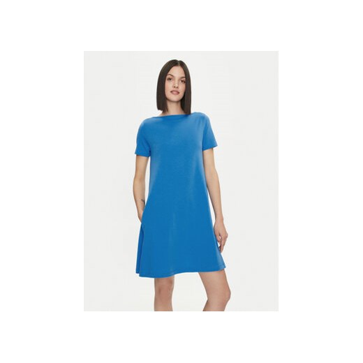 United Colors Of Benetton Sukienka codzienna 3Z1RDV01E Niebieski Regular Fit ze sklepu MODIVO w kategorii Sukienki - zdjęcie 172071767