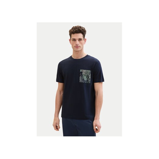Tom Tailor T-Shirt 1040945 Granatowy Regular Fit ze sklepu MODIVO w kategorii T-shirty męskie - zdjęcie 172071799