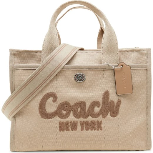 Shopper bag Coach duża na ramię matowa 