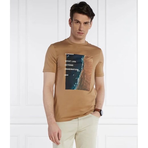 BOSS BLACK T-shirt TIburt | Regular Fit ze sklepu Gomez Fashion Store w kategorii T-shirty męskie - zdjęcie 172073407