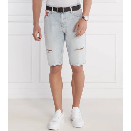 Niebieskie spodenki męskie Tommy Jeans bawełniane