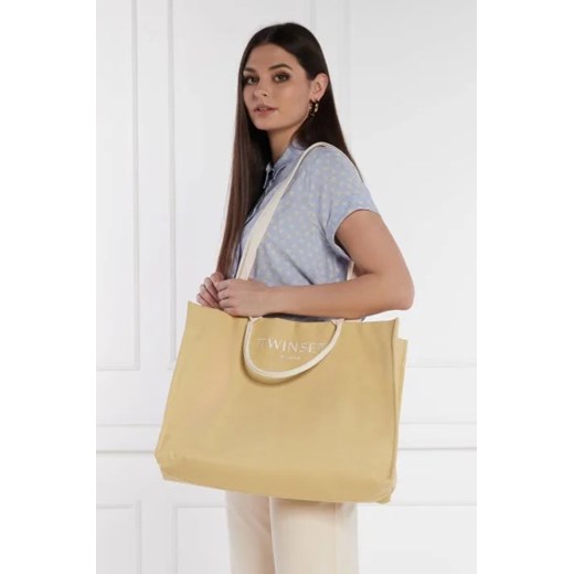 Shopper bag Twinset bawełniana 