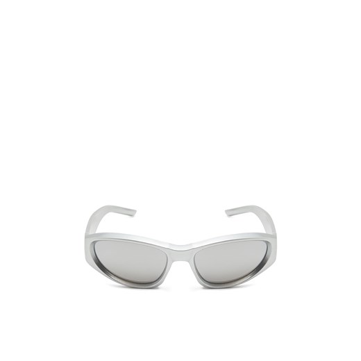 Cropp - Okulary przeciwsłoneczne w kolorze srebra - srebrny ze sklepu Cropp w kategorii Okulary przeciwsłoneczne damskie - zdjęcie 172075828