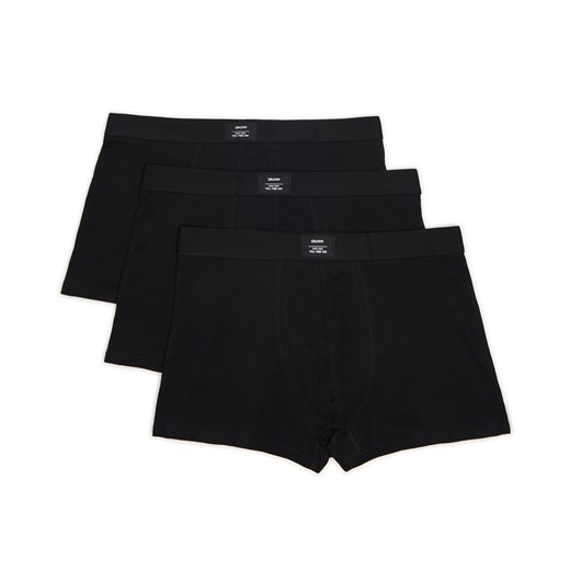 Cropp - 3 pack czarnych bokserek - czarny Cropp XXL Cropp