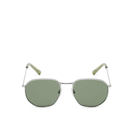 Cropp - Okulary przeciwsłoneczne typu aviator - srebrny Cropp Uniwersalny Cropp