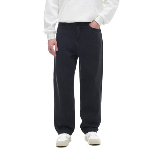 Cropp - Czarne jeansy baggy - czarny Cropp 36/34 Cropp