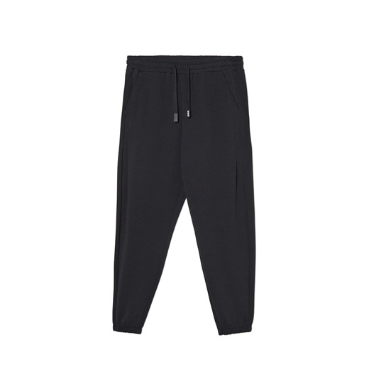 Cropp - Czarne spodnie dresowe typu jogger - czarny Cropp S Cropp