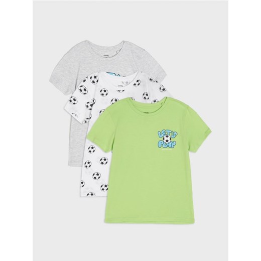 Sinsay - Koszulki 3 pack - wielobarwny ze sklepu Sinsay w kategorii T-shirty chłopięce - zdjęcie 172079675