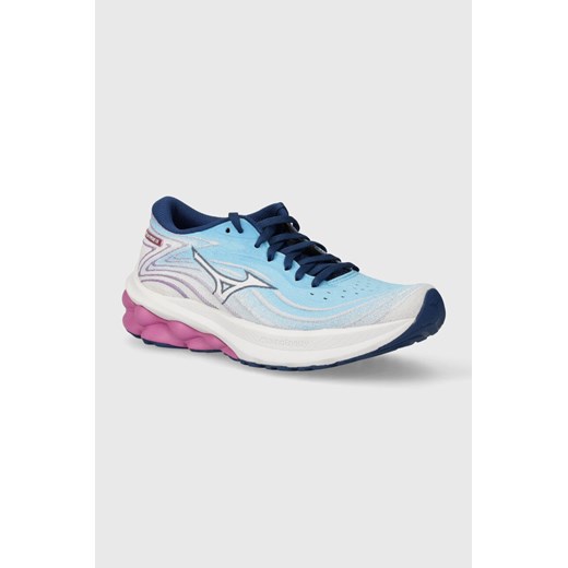 Mizuno buty do biegania Wave Skyrise 5 kolor niebieski J1GD2409 ze sklepu ANSWEAR.com w kategorii Buty sportowe damskie - zdjęcie 172080036