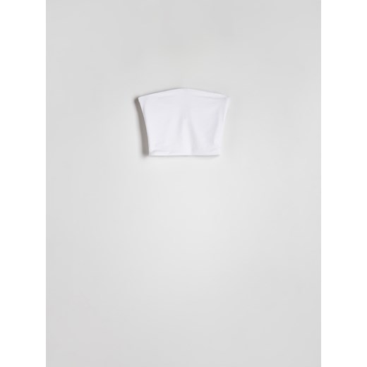 Reserved - Top bandeau - biały Reserved L Reserved