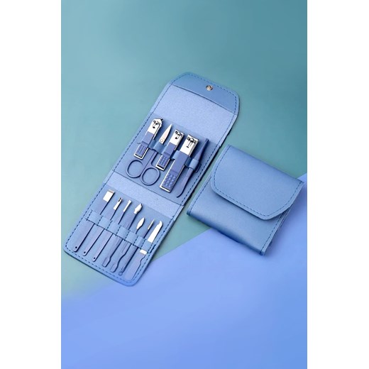 Zestaw 12 sztuk do manicure/pedicure SELFARA BLUE ze sklepu Ivet Shop w kategorii Akcesoria do paznokci - zdjęcie 172083428