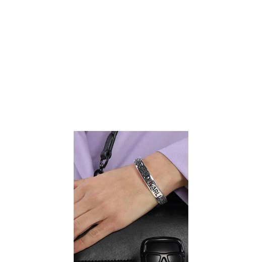 Karl Lagerfeld Bransoletka k/essential logo Karl Lagerfeld L okazja Gomez Fashion Store
