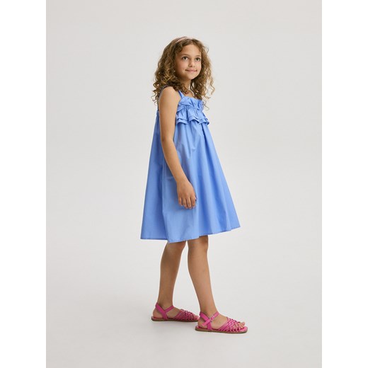 Reserved - Sukienka na ramiączkach - jasnoniebieski ze sklepu Reserved w kategorii Sukienki dziewczęce - zdjęcie 172086108