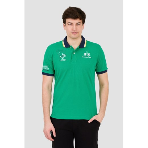 LA MARTINA Zielone polo, Wybierz rozmiar XXL ze sklepu outfit.pl w kategorii T-shirty męskie - zdjęcie 172087279