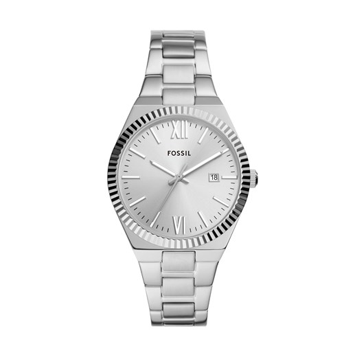 Zegarek Fossil Scarlette ES5300 Silver/Silver Fossil one size eobuwie.pl