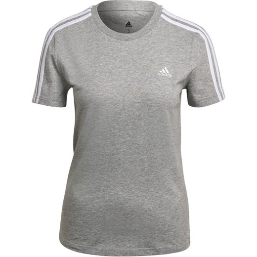Koszulka damska Loungewear Essentials Slim 3-Stripes Tee Adidas M okazyjna cena SPORT-SHOP.pl