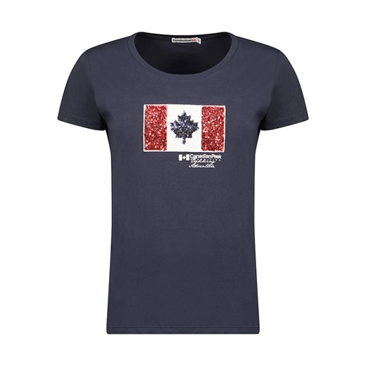 Canadian Peak Koszulka &quot;Jermioneak&quot; w kolorze granatowym ze sklepu Limango Polska w kategorii Bluzki damskie - zdjęcie 172091667