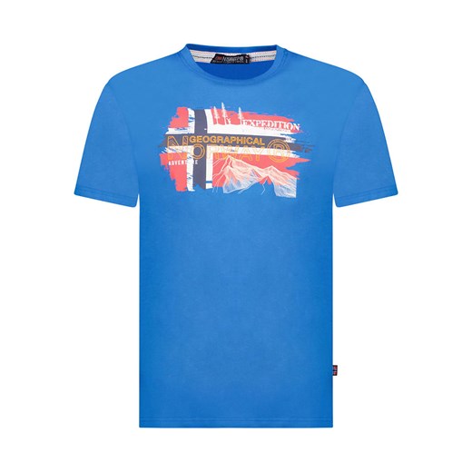 Geographical Norway Koszulka w kolorze niebieskim Geographical Norway M okazyjna cena Limango Polska
