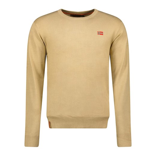 Geographical Norway Sweter w kolorze beżowym ze sklepu Limango Polska w kategorii Swetry męskie - zdjęcie 172092489