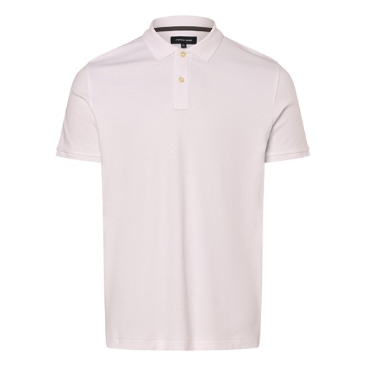 Andrew James Męska koszulka polo Mężczyźni Bawełna biały jednolity ze sklepu vangraaf w kategorii T-shirty męskie - zdjęcie 172093338