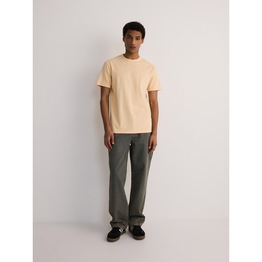 Reserved - T-shirt comfort fit - brzoskwiniowy ze sklepu Reserved w kategorii T-shirty męskie - zdjęcie 172094199