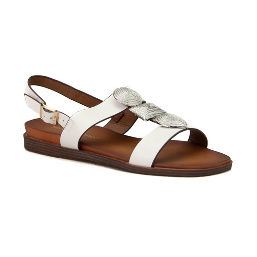 Sandały Sergio Leone SK072H Biały ze sklepu Awis Obuwie w kategorii Sandały damskie - zdjęcie 172095577