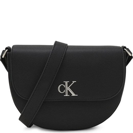 Listonoszka Calvin Klein na ramię czarna elegancka