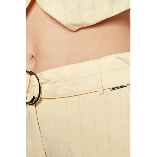 Liu Jo Spodnie cygaretki | Straight fit | z dodatkiem lnu Liu Jo 38 Gomez Fashion Store