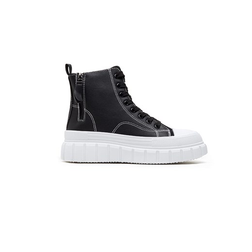 Foreverfolie Sneakersy w kolorze czarno-białym ze sklepu Limango Polska w kategorii Trampki damskie - zdjęcie 172103367