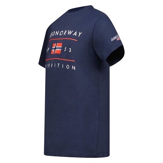 Geographical Norway Koszulka w kolorze granatowym Geographical Norway S okazyjna cena Limango Polska