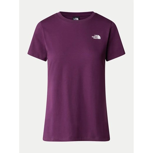 The North Face T-Shirt Simple Dome NF0A87NH Fioletowy Regular Fit The North Face L MODIVO