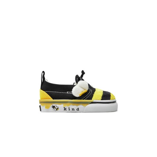 Vans Tenisówki Slip-On V Bee VN000CMQY231 Czarny ze sklepu MODIVO w kategorii Trampki dziecięce - zdjęcie 172104497