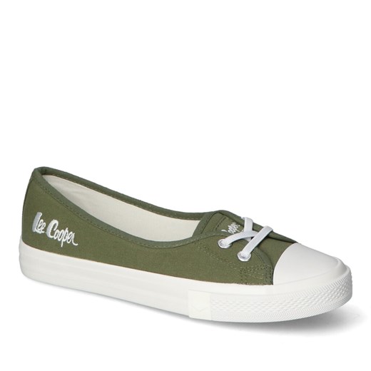Trampki Lee Cooper LCW-24-31-2729L Zielone ze sklepu Arturo-obuwie w kategorii Trampki damskie - zdjęcie 172106069