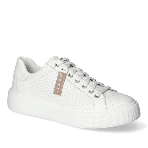 Półbuty Nessi 23420 Biały St lico ze sklepu Arturo-obuwie w kategorii Trampki damskie - zdjęcie 172106089