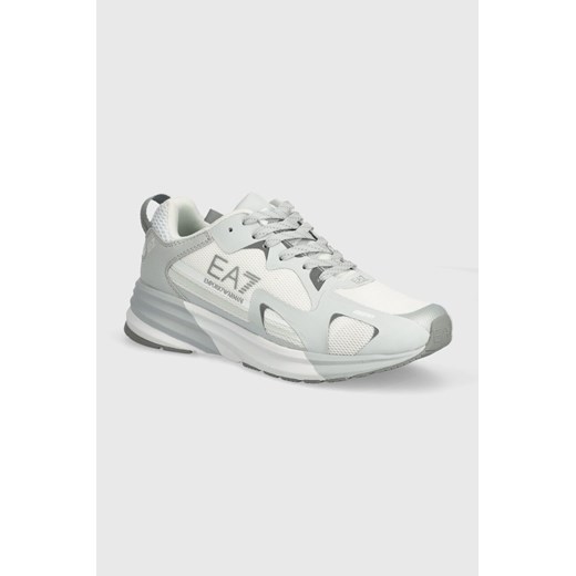 EA7 Emporio Armani sneakersy kolor szary ze sklepu ANSWEAR.com w kategorii Buty sportowe damskie - zdjęcie 172106299