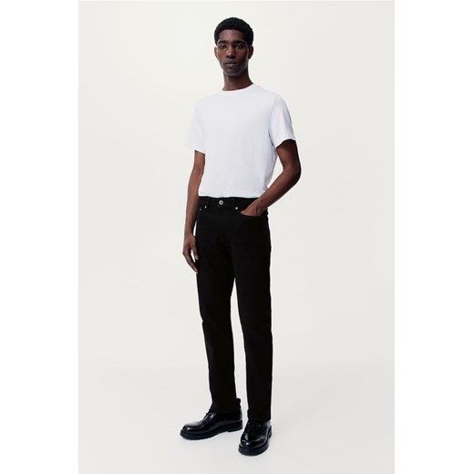 H & M - Straight Regular Jeans - Czarny ze sklepu H&M w kategorii Jeansy męskie - zdjęcie 172107948