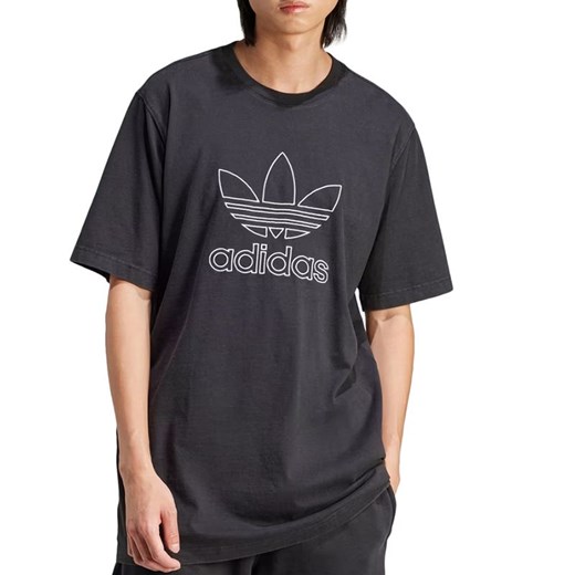 Koszulka adidas Originals Adicolor Outline Trefoil IU2347 - czarna ze sklepu streetstyle24.pl w kategorii T-shirty męskie - zdjęcie 172109315