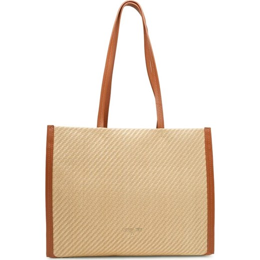 Shopper bag Patrizia Pepe ze skóry ekologicznej