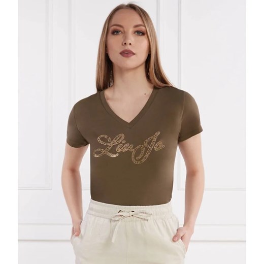 Liu Jo T-shirt | Regular Fit ze sklepu Gomez Fashion Store w kategorii Bluzki damskie - zdjęcie 172109588