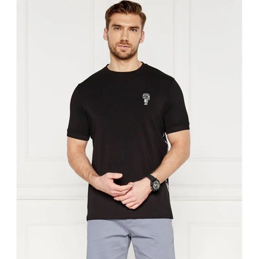 Karl Lagerfeld T-shirt | Regular Fit | stretch ze sklepu Gomez Fashion Store w kategorii T-shirty męskie - zdjęcie 172109638