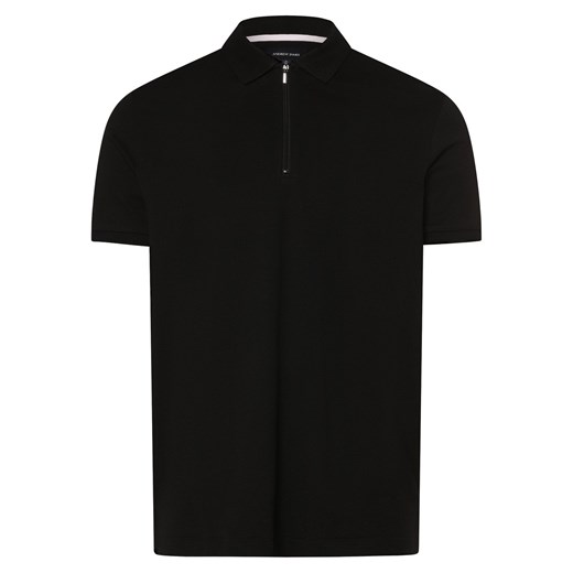 Andrew James Męska koszulka polo Mężczyźni Bawełna czarny jednolity ze sklepu vangraaf w kategorii T-shirty męskie - zdjęcie 172111368